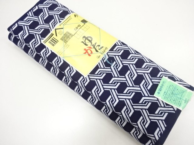 JAPANESE KIMONO / ANTIQUE BOLT FOR YUKATA / COTTON